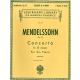 G SCHIRMER MENDELSSOHN Concerto No. 1 In G Minor Opus 25 For The Piano (2 Pianos 4 Hands)