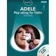 MUSIC SALES AMERICA ADELE Play Along For Violin Ten Of The Best Hits With Backing Tracks