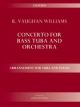 OXFORD UNIVERSITY PR R Vaughan Williams Concerto For Bass Tuba & Orchestra (piano Reduction)