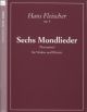 EDITION PETERS HANS Fleischer Sechs Mondlieder (nocturnes) Opus 6 Fur Violine Und Klavier