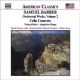 NAXOS SAMUEL Barber Cello Concerto / Medea Cd