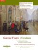EDITION PETERS GABRIEL Faure Vocalises 40 Vocalises For Medium High Voice & Piano