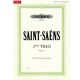 EDITION PETERS SAINT Saens Piano Trio No 2 Opus 92 For Piano Violin & Cello