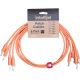 INTELLIJEL CABLE Pak4 60cm Org | 4 X 60cm Long 3.5-3.5mm Male Cable | Orange