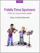 OXFORD UNIVERSITY PR FIDDLE Time Sprinters Violin Accompaniment Book