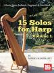 MEL BAY 15 Solos For Harp Volume 1 By Monika Mandelartz Ireland England Scotland