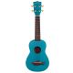 KALA MK-SS-BLU Makala Shark Bridge Soprano Ukulele, Blue