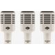 UNIVERSAL AUDIO MIC-UASD-3X3 | Sd-3 Dynamic Microphone W/ Hemisphere Mic Modeling | 3-pack