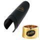 JODY JAZZ AS1 Power Ring Alto Saxophone Ligature With Cap Gold (formerly Hra1 Minus)