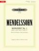 EDITION PETERS MENDELSSOHN Concerto No 1 In G Minor Opus 25 Mwv O 7 Edition For Two Pianos