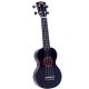 MAHALO MR1-BK Rainbow Series Soprano Ukulele, Black