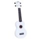 MAHALO MR1-WT Rainbow Series Soprano Ukulele, White