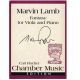 CARL FISCHER MARVIN Lamb Fantasy For Viola & Piano
