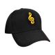 AIM GIFTS G-CLEF Baseball Hat, Black W/gold