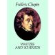 DOVER PUBLICATION FREDERIC Chopin Waltzes & Scherzos Piano Solo