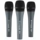 SENNHEISER 3 Pack Vocal Bundle With 3x E835 Handheld Microphones 