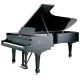STEINWAY & SONS NEW Model D 8'10 1/2" Concert Grand Piano In Polished Ebony W/sterling Feature With Adj Bench, Polished Ebony