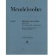 HENLE MENDELSSOHN Romance Sans Paroles Op 109 For Violoncello & Piano