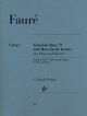 HENLE FAURE Fantaisie Op.79 Morceau De Lecture For Flute & Piano