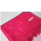 THE MUSIC GIFTS CO. PASHMINA Scarf In Hot Pink With Treble Clef