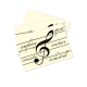 THE MUSIC GIFTS CO. CLASSICAL Pieces Notecards (box Of 10 Cards With Envelopes)