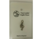 THE MUSIC GIFTS CO. HAND-CRAFTED English Pewter Treble Clef Pin