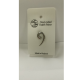 THE MUSIC GIFTS CO. HAND-CRAFTED English Pewter Bass Clef Pin