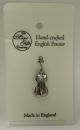 THE MUSIC GIFTS CO. HAND-CRAFTED English Pewter Violin Pin
