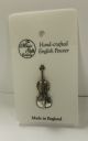 THE MUSIC GIFTS CO. HAND-CRAFTED English Pewter Cello Pin