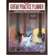 ALFRED ALFRED'S Guitar Practice Planner Customizable Weekly Organizer