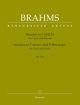 BARENREITER BRAHMS Sonatas In F Minor & E-flat Major For Viola & Piano Op. 120