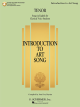 G SCHIRMER INTRODUCTION To Art Song For Tenor Voice W/ Audio Access