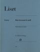 HENLE LISZT Piano Sonata In B Minor For Piano Solo Urtext Edition