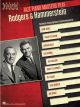 WILLIAMSON MUSIC JAZZ Piano Masters Play Rodgers & Hammerstein Authentic Transcriptions