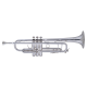 BACH STRADIVARIUS 190 Series Professional Bb Trumpet Silver-plate Finish