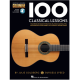 HAL LEONARD 100 Classical Lessons Guitar Lesson Goldmine W/ Audio Access