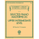 G SCHIRMER SELECTED Piano Masterpeices Upper Intermediate Level Volume 2130