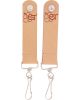 SHERRINS THREADS LEATHER Banjo Strap Adaptor (pair), Natural