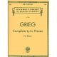 G SCHIRMER EDVARD Grieg Complete Lyric Pieces For Piano