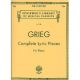 G SCHIRMER EDVARD Grieg Complete Lyric Pieces For Piano