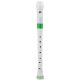NUVO SOPRANO Recorder Baroque Fingering White/green With Transvinyl Case