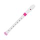 NUVO SOPRANO Recorder Baroque Fingering White/pink With Transvinyl Case