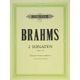 EDITION PETERS BRAHMS Sonatas Opus 120 No 1 In F Minor No 2 In Eb Clarinet (viola) & Piano