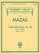 G SCHIRMER MAZAS Twelve Little Duets Op.38 For Two Violin