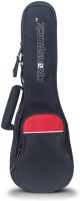 CROSSROCK CRSG106SUBR Soprano Ukulele Bag With 10mm Padded Strap, Black/red