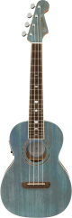 FENDER DHANI Harrison Tenor Ukulele With Eq, Turquoise