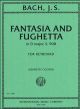 INTERNATIONAL MUSIC JS Bach Fantasia & Fughetta In D Major S908 For Keyboard