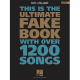 HAL LEONARD THIS Is The Ultimate Fake Book With Over 1200 Songs C Edition (5th Edition)