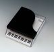 MUSIC TREASURES CO. ACRYLIC Piano Memo Pad Holder With 100-sheet 