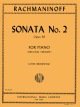 INTERNATIONAL MUSIC RACHMANINOFF Sonata No.2 In B Flat Minor, Op36 For Piano Solo